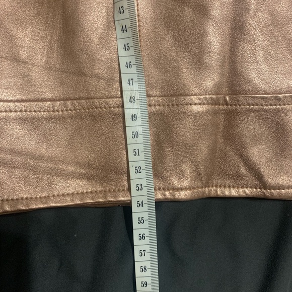 Disney Maleficent Biker Jacket Sleeping Beauty Roses 60th Anniversary Rose Gold! - Picture 7 of 9